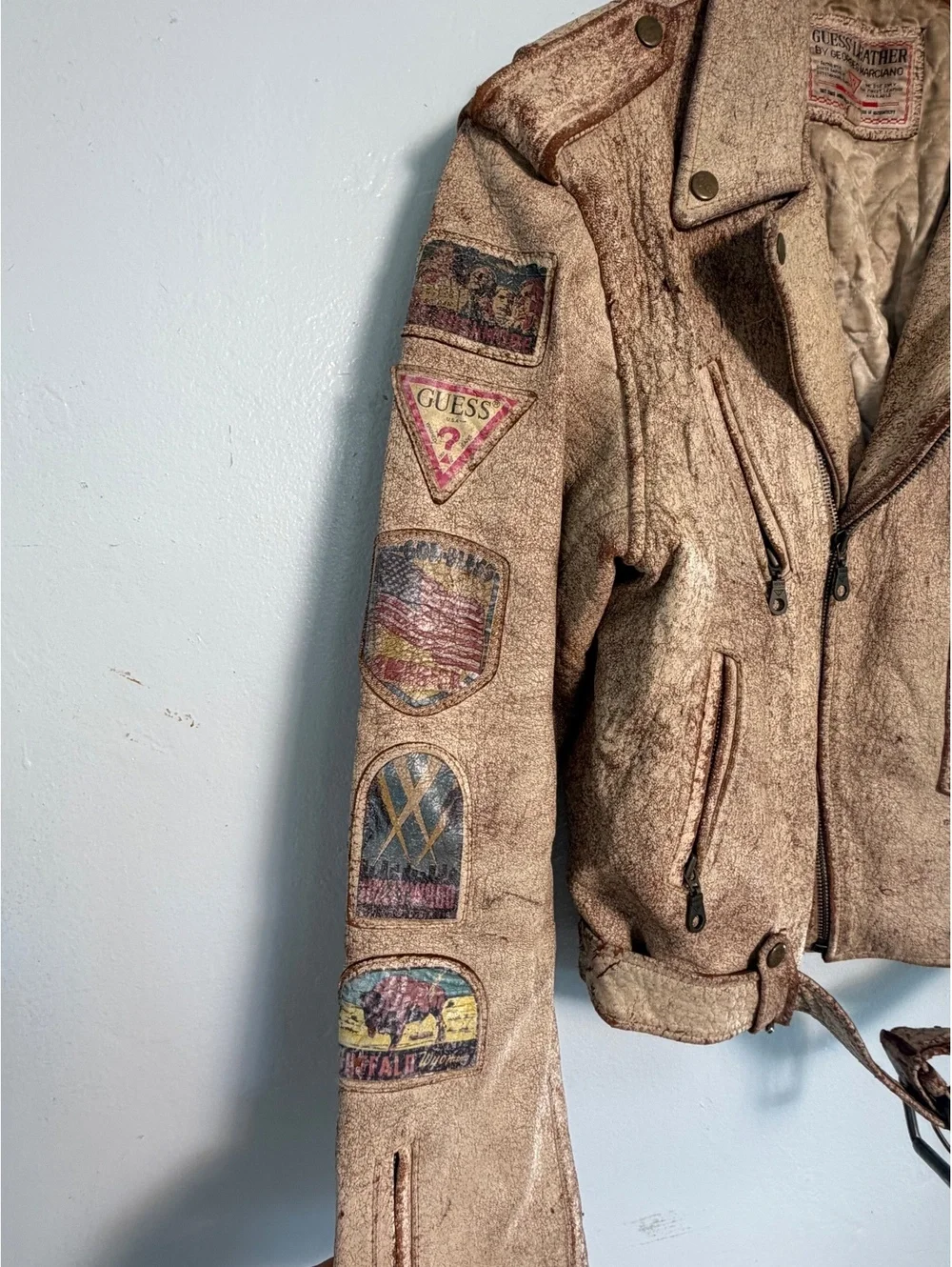 Guess vintage leather